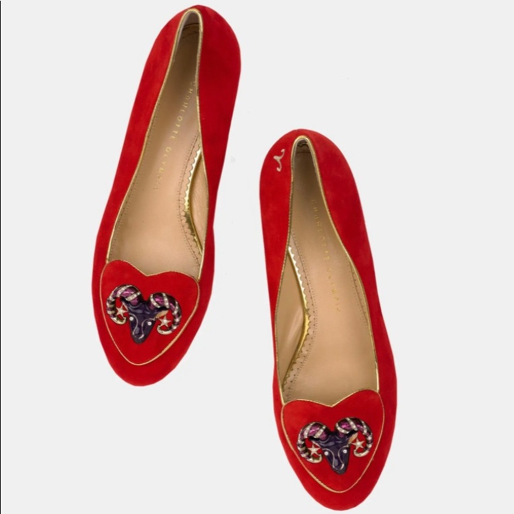 New Charlotte Olympia Aries ♈️ Flats size 38
